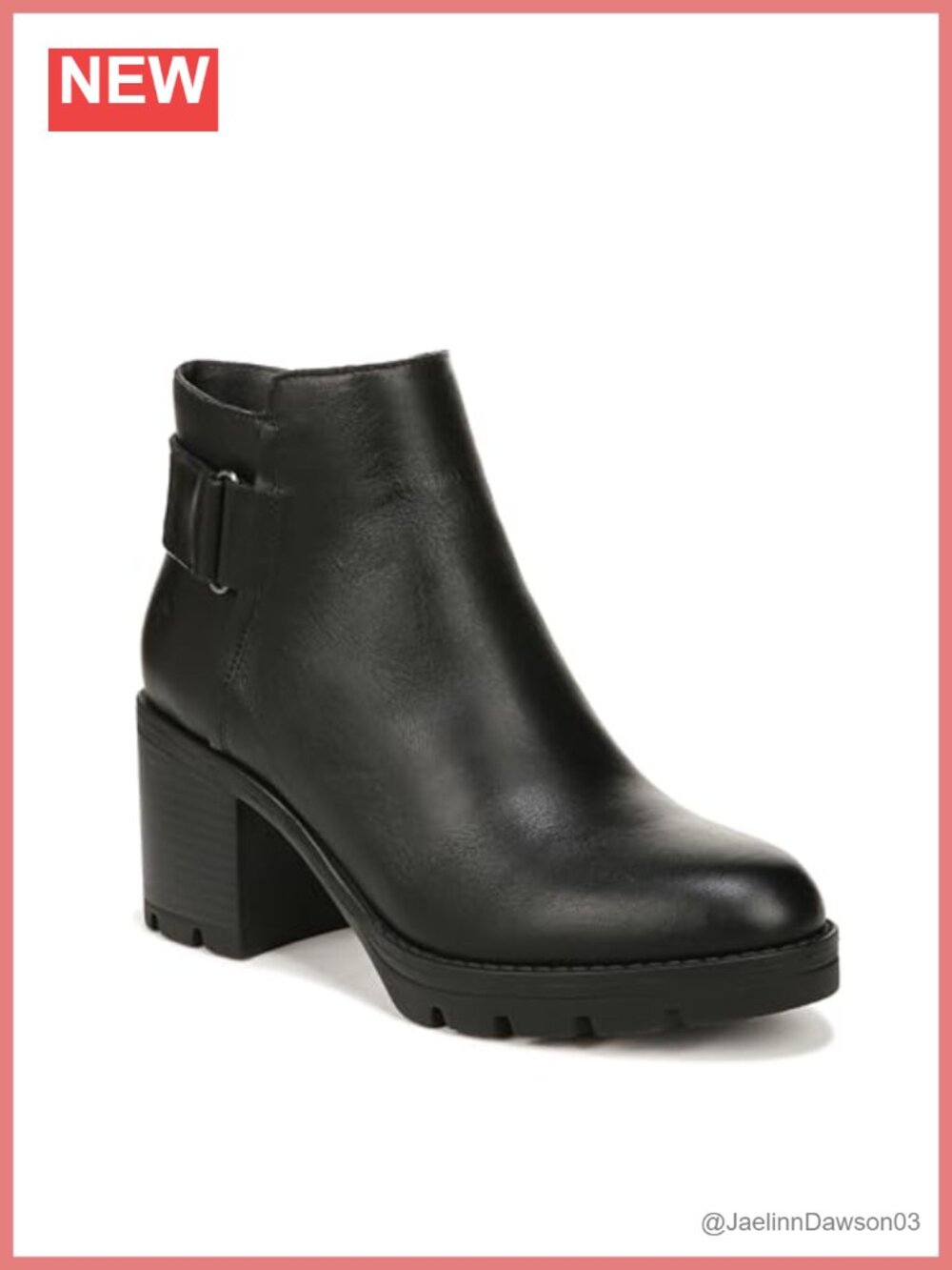 Naturalizer Veeda Waterproof Leather Ankle Booties with Faux Fur Lining, Side